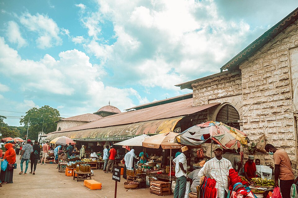 Darajani Market in Stone Town Zanzibar