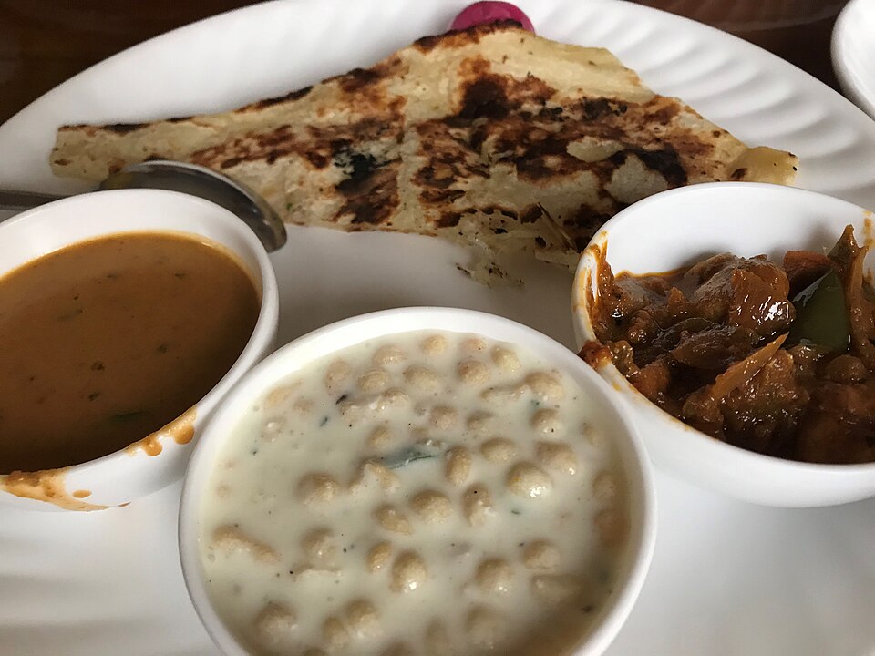 Illustrative Indian vegetarian thali, not a dish photographed at Harbour Kitchen